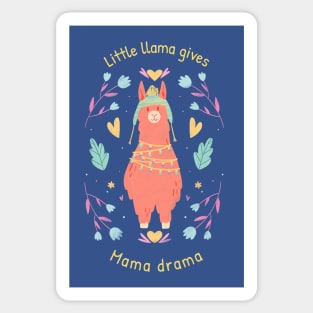 Funny Cute Llama Sticker